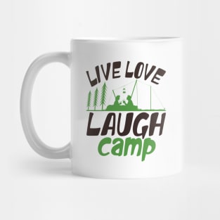 live love laugh camp Mug